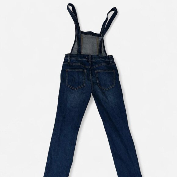 Free People Denim Overalls Size W25 Blue Denim Jumpsuit Summer Boho Festival - Picture 2 of 7